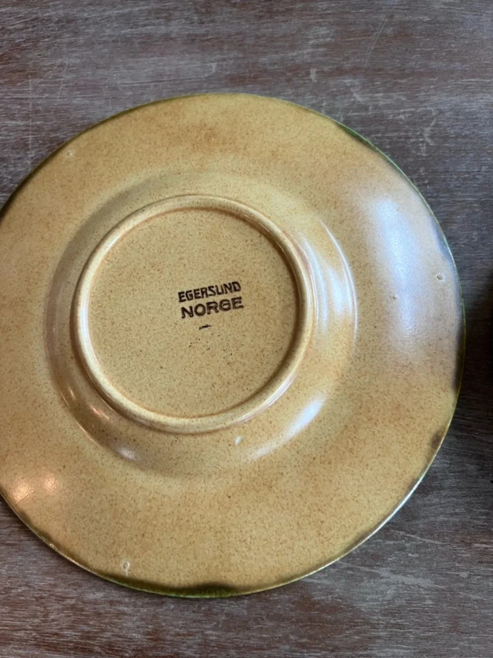 𝑬𝒙𝒓𝒆𝒎𝒆𝒍𝒚 𝑹𝒂𝒓𝒆 Egersund Art Deco 1930s Pottery Bowl and Saucer Norway - Picture 5 of 12